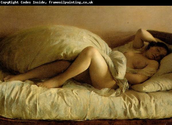 Johann Baptist Reiter Slumbering Woman